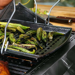 15 x 12 Inch Seasoned Cast Iron Grill Topper