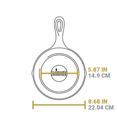 Essential Seasoned Cast Iron Skillet Set