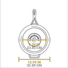 Blacklock Lightweight Cast Iron Skillet Set