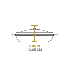 Blacklock 4 Quart Lightweight Cast Iron Braiser